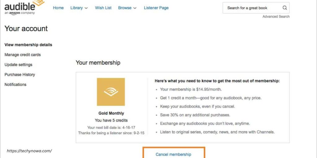 How Can I Cancel My Audible Membership Through Amazon?
