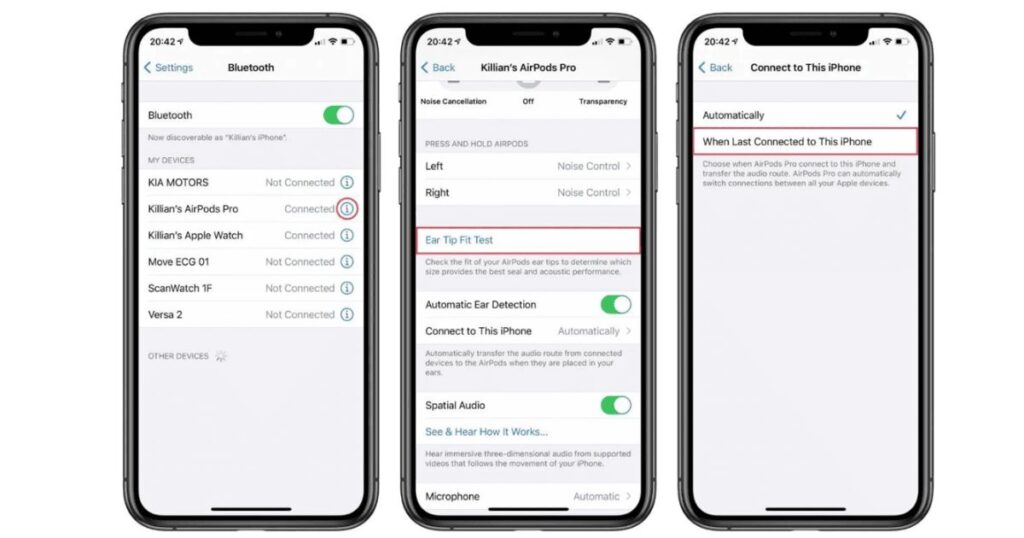 How do AirPods switch between devices?