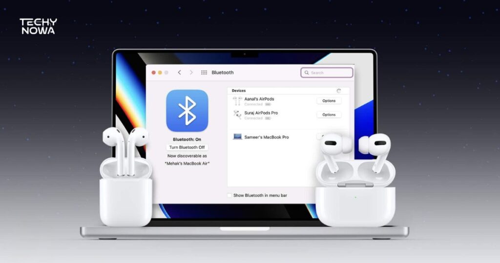 Steps to Connect AirPods to a MacBook
