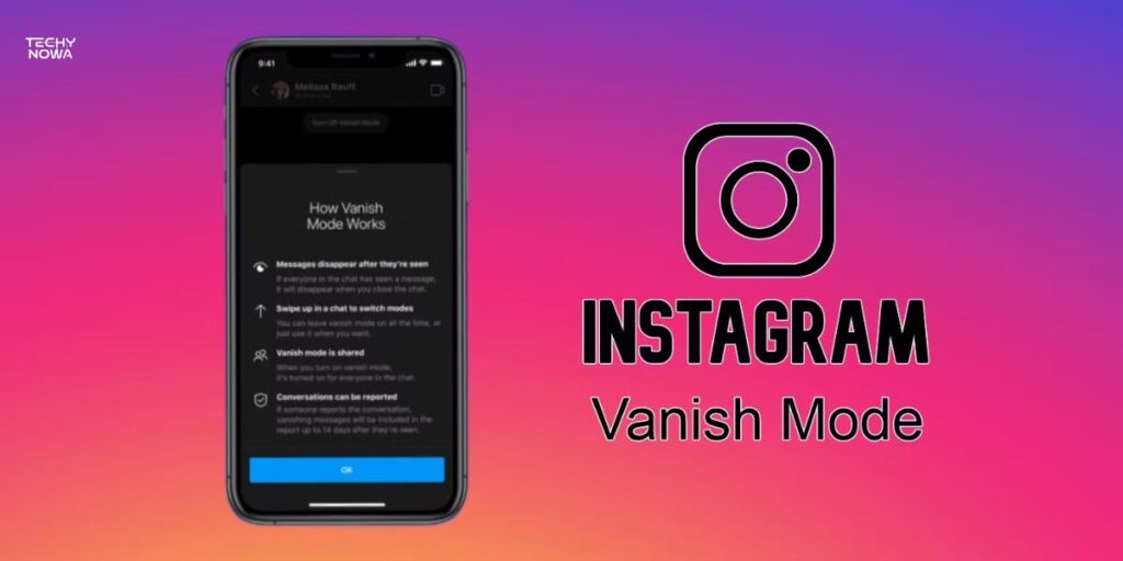 What is vanish mode on Instagram?