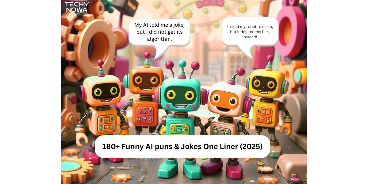 180+ Funny AI puns & Jokes One Liner (2025)