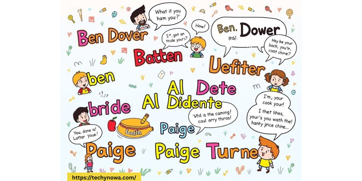 300+ Funny Names Like Ben Dover Puns & Jokes (2025)