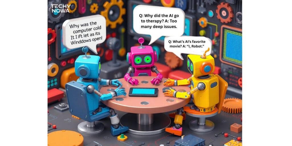 AI QnA Quip – QnA Jokes & Puns about AI