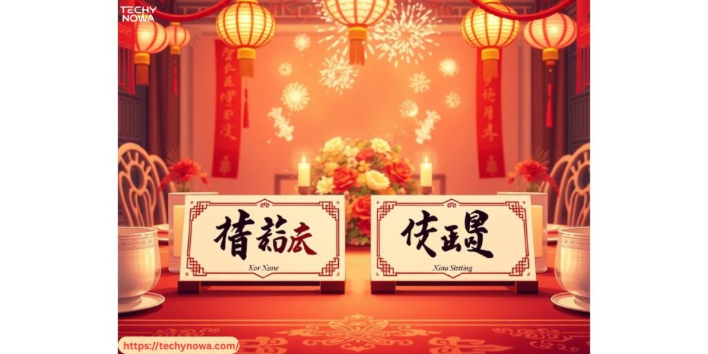 Chinese Name Captions for Special Occasions