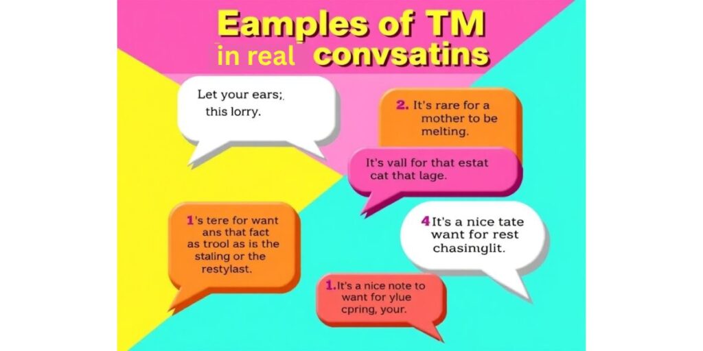 Examples of TM in Real Conversations