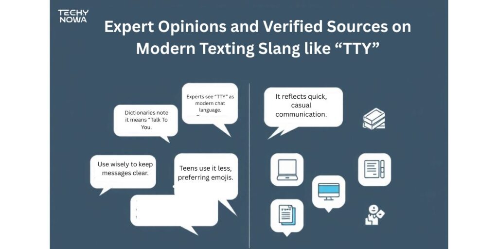 Expert Opinions and Verified Sources on Modern Texting Slang like “TTY”