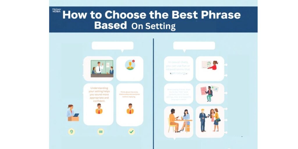 How to Choose the Best Phrase Based on Setting