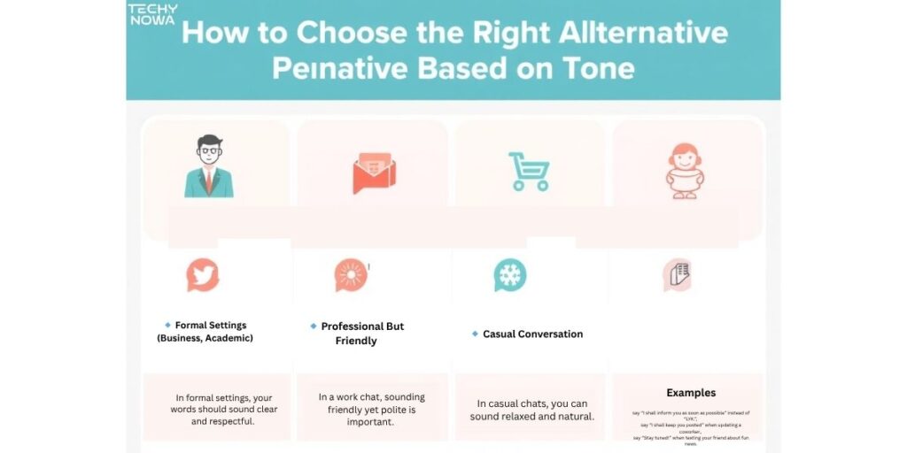 How to Choose the Right Alternative Based on Tone