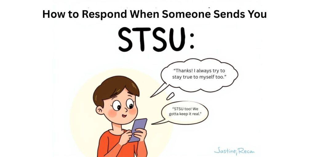 How to Respond When Someone Sends You “STSU”