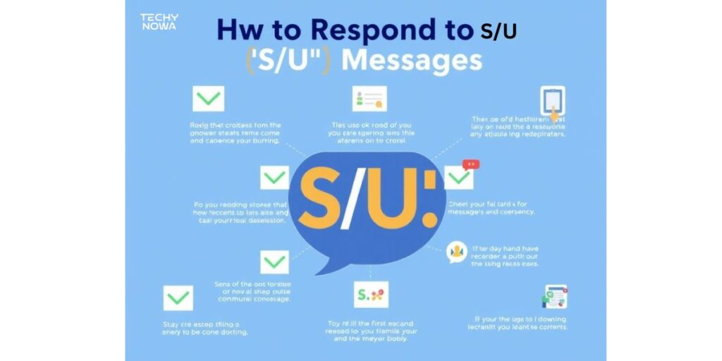 How to Respond to “S/U” Messages