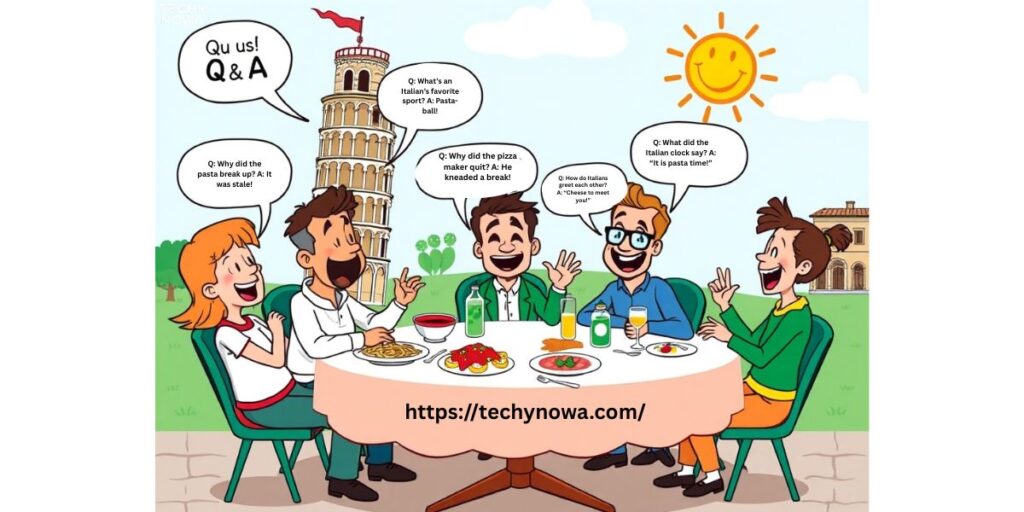 Italian QnA Quip – QnA Jokes & Puns about Italian