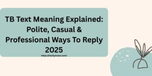 TB Text Meaning Explained: Polite, Casual & Professional Ways To Reply 2025