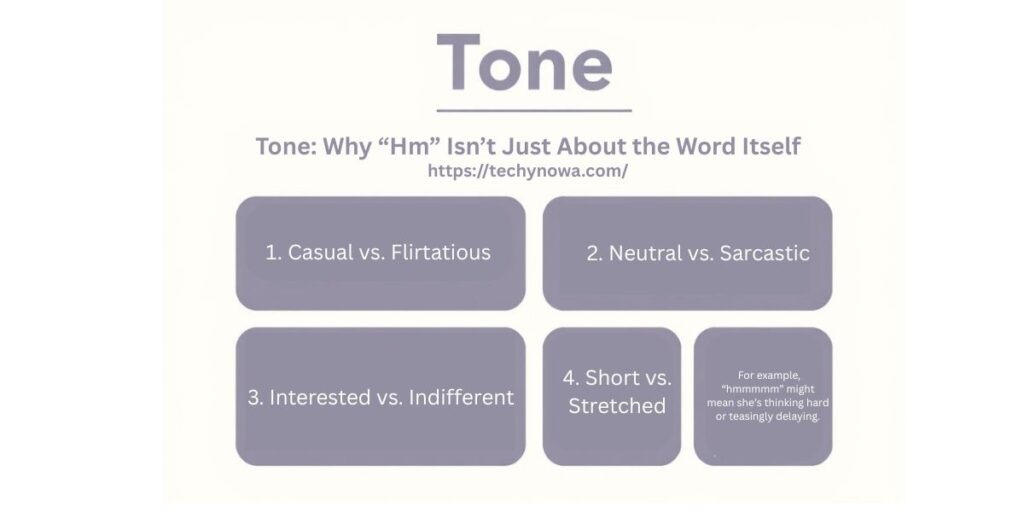 Tone: Why “Hm” Isn’t Just About the Word Itself