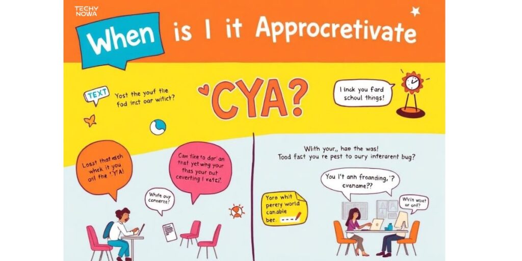 When Is It Appropriate to Use “CYA”?