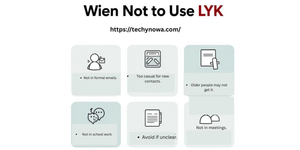 When Not to Use LYK