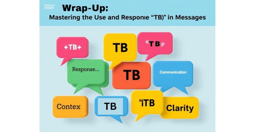 Wrap-Up: Mastering the Use and Response to “TB” in Messages