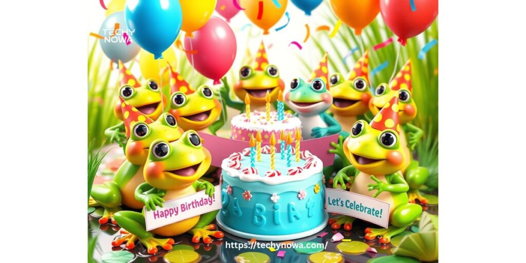 Birthday Frogs and Party Croaks