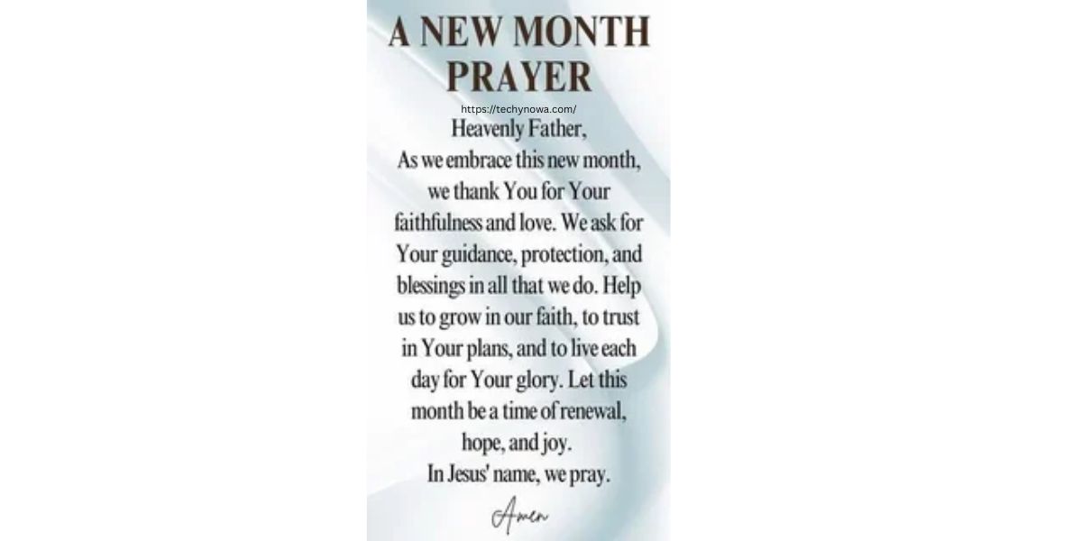 60 New Month Prayer Points With Bible Verses
