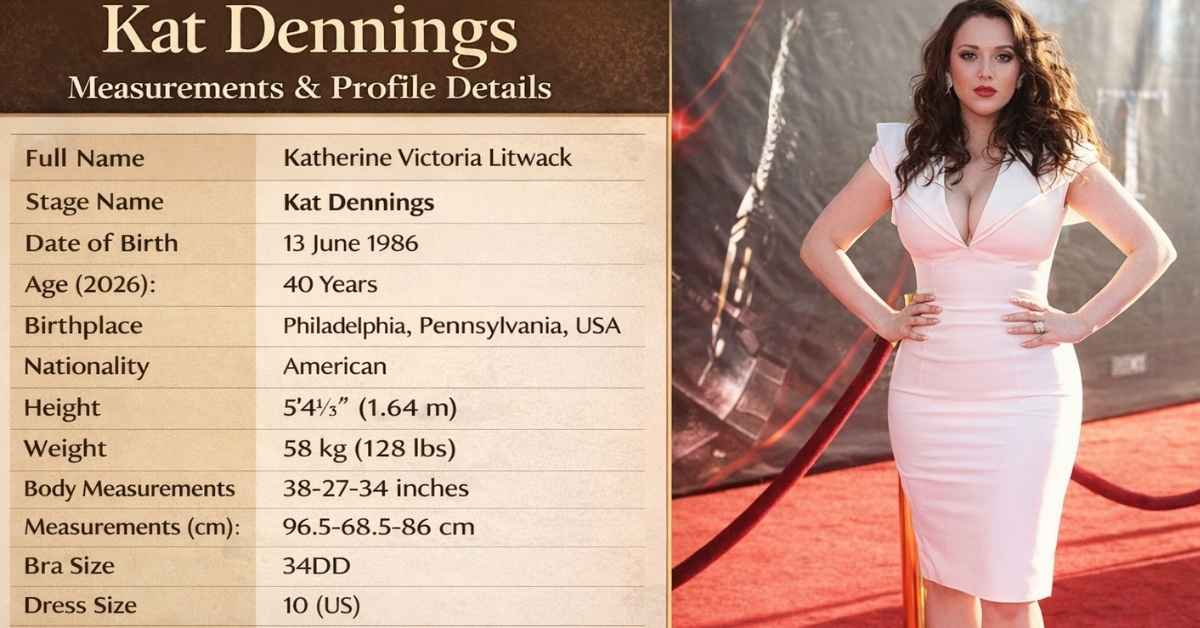 Kat Dennings Measurements