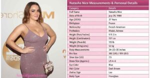 Natasha Nice Measurements